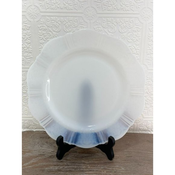 Vintage Macbeth-Evans American Sweetheart Glass Dinner Plate White - Picture 2 of 9